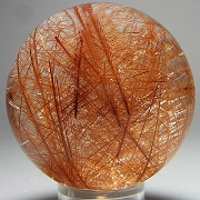 Cristal de roche-Rutile